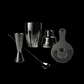 Gunmetal Mixologist Barware Set
